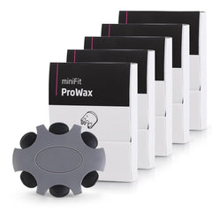 Inspack embalaje frontal mostrando 5 paquetes y 30 filtros, protección y contenido claro