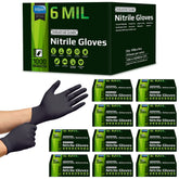 Inspire front box packaging showing 100 gloves and product info for easy restocking