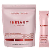 Instant Hydration front packaging showing watermelon sticks and benefits