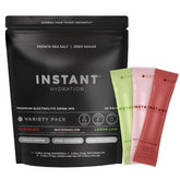 Instant Hydration front packaging showing variety pack and benefits