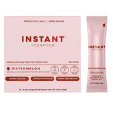 Instant Hydration front packaging shows 30 sticks and clear benefits