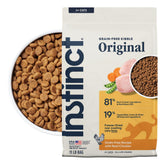 Instinct front of bag showing product name and benefits