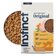 Instinct front of bag showing product name and benefits