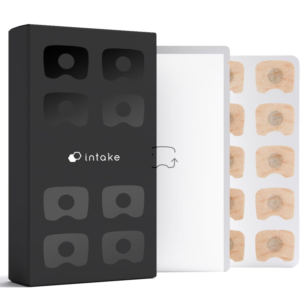 intake paquete frontal mostrando 90 tiras y beneficio de suministro prolongado