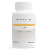 Integrative Therapeutics frasco al frente mostrando marca y cápsulas, claridad del producto