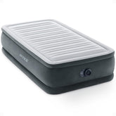 Intex front view showing Dura-Beam Deluxe twin profile and comfortable height