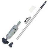 Intex front view showing vacuum unit and accessories for easy cleaning