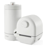 INTEX pump front view showing compact design and quick connection benefit