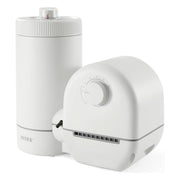 INTEX pump front view showing compact design and quick connection benefit