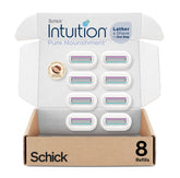 INTUITION paquete frontal de 8 recambios mostrando beneficio de conveniencia