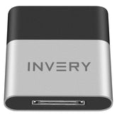 INVERY adaptador 30 pin frontal mostrando diseño y fácil instalación
