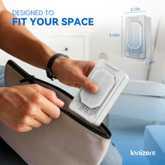 Ionizers placed in a bedroom illustrating quiet operation and restful benefit