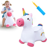 iPlay iLearn unicorn hopper front view shows playful design and stability