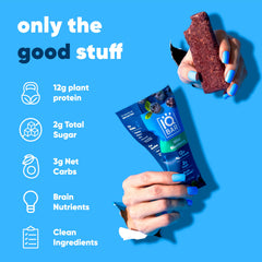 IQBAR barrita textura cercana visualizando fibra y trozos reales