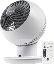 IRIS USA WOOZOO front view showing compact fan and strong airflow