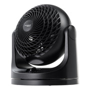 IRIS USA vista frontal del ventilador con diseño compacto y acabado mate