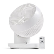 IRIS USA ventilador frontal mostrando diseño compacto y flujo potente