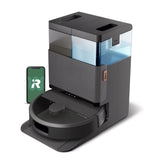iRobot Roomba 505X front view showing sleek design and docking fit for easy storage