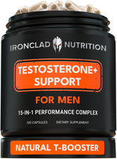 IRONCLAD NUTRITION front packaging showing supplement benefits and clear labeling