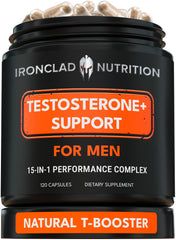 IRONCLAD NUTRITION front packaging showing supplement benefits and clear labeling
