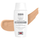 ISDIN front packaging showing tube and product name with SPF benefit