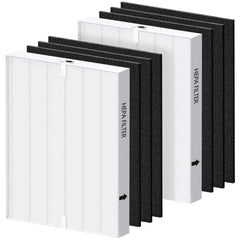 isinlive frontal del empaque mostrando pack 2 filtros y 6 prefiltros para compatibilidad