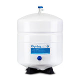 iSpring tanque T32M frente mostrando acabado y forma, almacenamiento confiable
