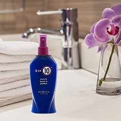 It's a 10 ingredient label close-up highlighting botanical extracts for protection