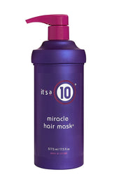 It's a 10 mascarilla frontal del envase 17.5 oz mostrando etiqueta y beneficio de hidratación
