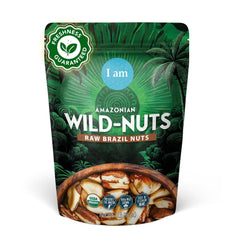 It's Good Energy envase frontal mostrando nueces de Brasil, aspecto natural y confianza