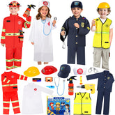 IVENRXIU front view of all four costumes showing variety and play value