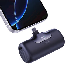iWALK front view compact power bank showing pocket-friendly design and portability
