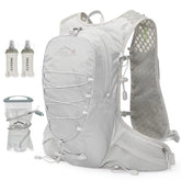 IX INOXTO front view hydration vest showing fit and storage benefits