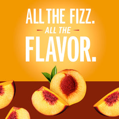 IZZE primer plano de burbujas y textura para sabor refrescante