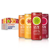 IZZE pack Sunset frente mostrando las 24 latas y variedad de sabores, ideal para compartir
