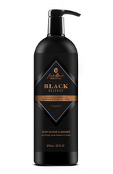 Jack Black front bottle view showing label and premium packaging benefit