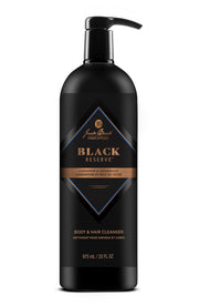 Jack Black front bottle view showing label and premium packaging benefit