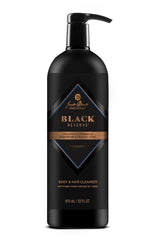 Jack Black front bottle view showing label and premium packaging benefit