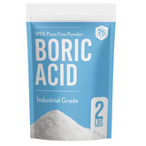 Jackson Chemicals envase frontal de ácido bórico 2 lb, presentación resistente