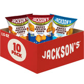 Jackson's Honest imagen frontal del pack de diez bolsas, conveniencia para llevar