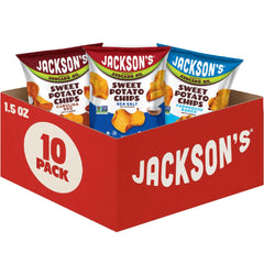 Jackson's Honest imagen frontal del pack de diez bolsas, conveniencia para llevar