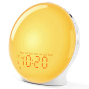 JALL front full-screen panel showing sunrise simulation and soft wake benefit