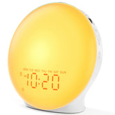 JALL front view clock showing dimmable display and compact design benefit