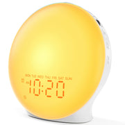 JALL front view clock showing dimmable display and compact design benefit