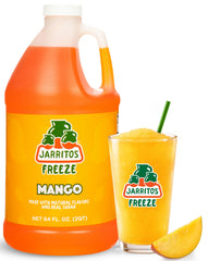 Jarritos botella frontal con concentrado mango, color vibrante que atrae clientes