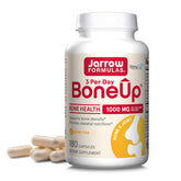 Jarrow Formulas BoneUp front label showing product identity and capsule count for clarity