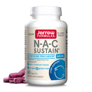 Jarrow Formulas frasco frontal mostrando el envase y la marca, para identificación rápida