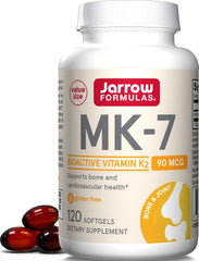 Jarrow Formulas frasco frontal mostrando 120 cápsulas blandas y conveniencia