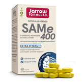 Jarrow Formulas front packaging showing label and 60 tablet bottle, clear branding and benefit