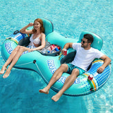 Jasonwell front-facing cyan double tube shows roomy seating and stability benefits